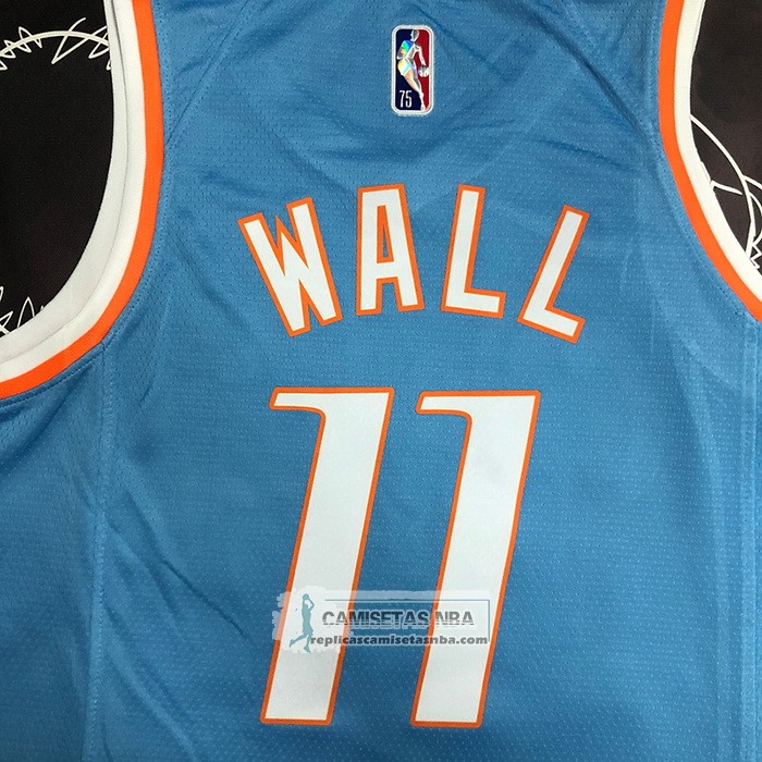 Camiseta Los Angeles Clippers John Wall NO 11 Ciudad 2021-22 Azul
